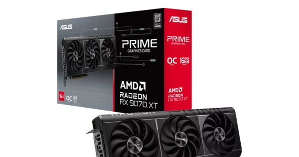 ASUS Prime Radeon™ RX 9070 XT OC Edition 16GB GDDR6 Graphics card